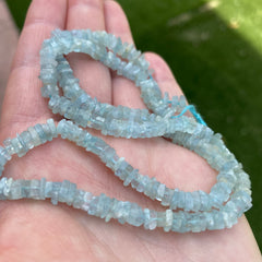 Aquamarine beads