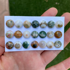 Round 10mm Ocean Jasper cabochons