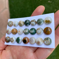 Round 10mm Ocean Jasper cabochons