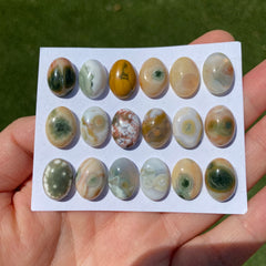 Oval 10x14mm Ocean Jasper cabochons