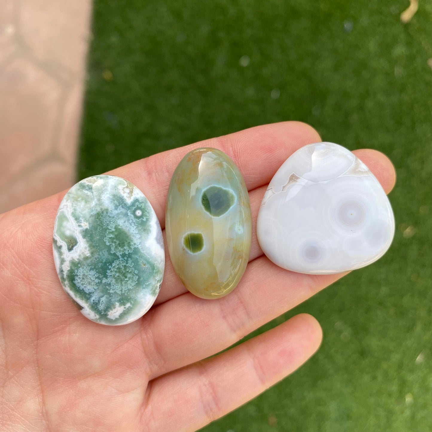 Ocean Jasper cabochons