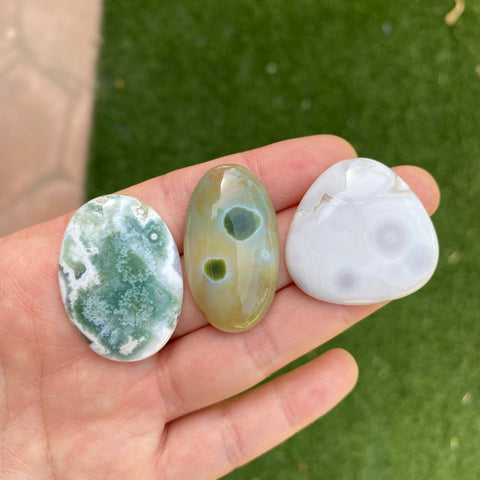 Ocean Jasper cabochons