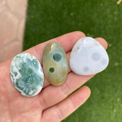 Ocean Jasper cabochons