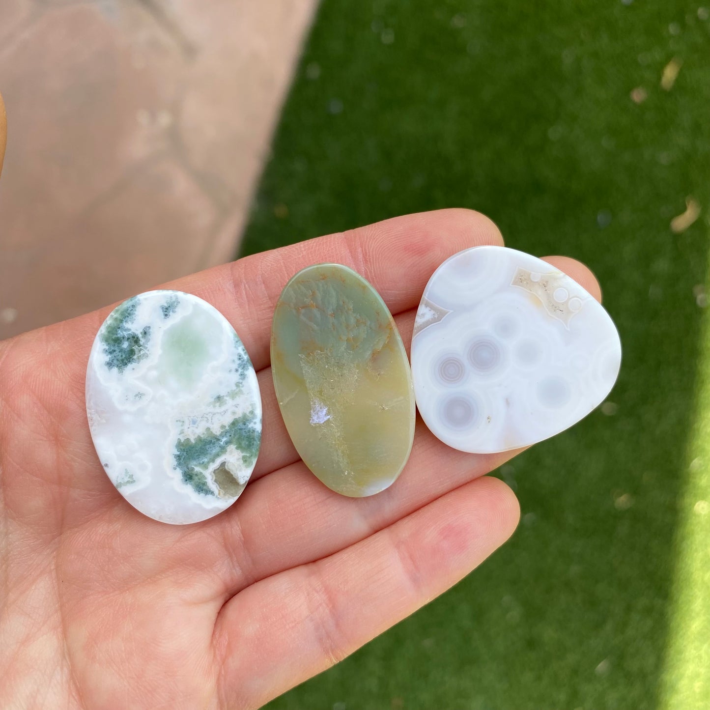 Ocean Jasper cabochons