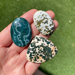 Freeform Ocean Jasper cabochons