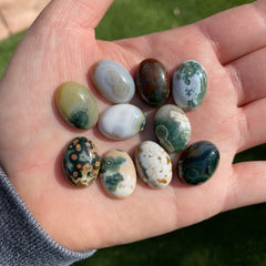 Oval 18x13mm Ocean Jasper cabochons