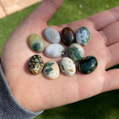 Oval 18x13mm Ocean Jasper cabochons