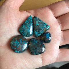 Chrysocolla cabochons