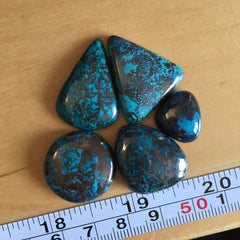Chrysocolla cabochons