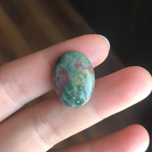 Oval Ocean Jasper cabochon for @jpoloyu53